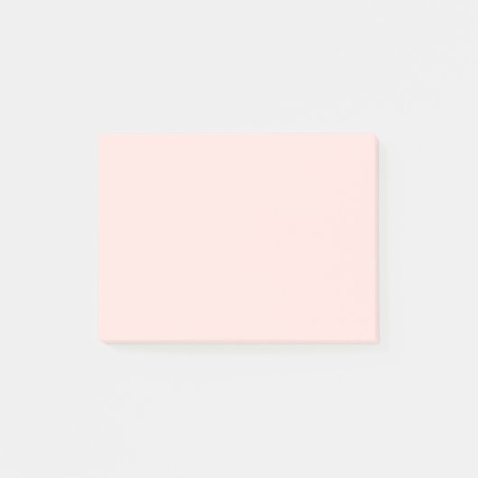 霧のバラ無地の色 ポストイット (正面)