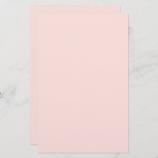 霧のバラ無地の色 便箋 (正面/裏面)