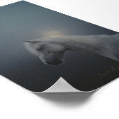 霧のプリント&ダウンロードでキャッチ ポスター (角)