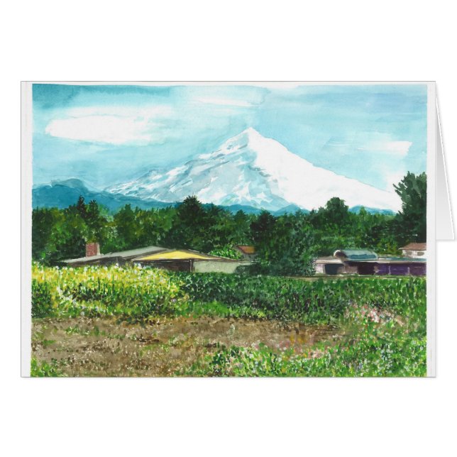 霧のポートランドの橋 (正面横)