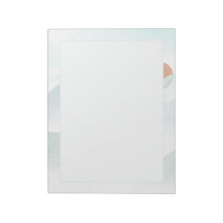 霧のマウンテンビュー ノートパッド