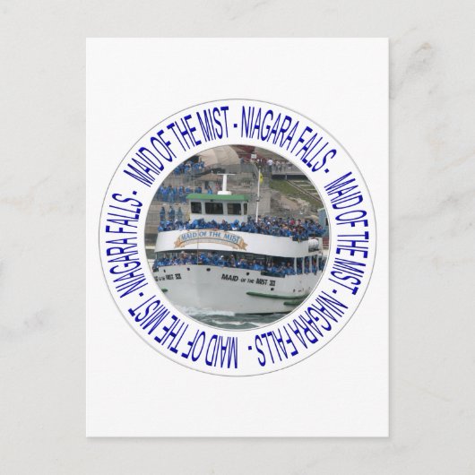 霧のメイド – ナイアガラ滝 ポストカード (正面)