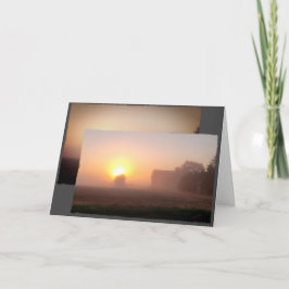 霧のモーニングファーム サンキューカード