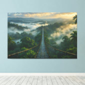 霧の下に秘密がある キャンバスプリント (インサイチュ (ウッドフロア))