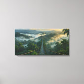 霧の下に秘密のストレッチされたキャンバス印刷 キャンバスプリント (正面)