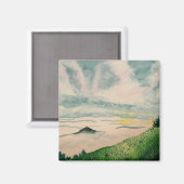 霧の丘の上の磁石 マグネット (正面/裏面)