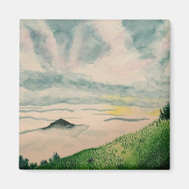 霧の丘の上の磁石 マグネット