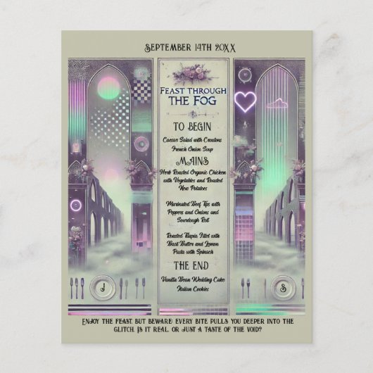 🍽️ 「霧の中で饗宴」Weirdcoreのメ結婚ニュー (正面)