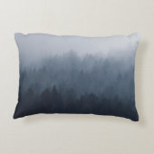 霧の中に森がある山 アクセントクッション (裏面)