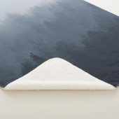 霧の中に森がある山 シェルパブランケット (3/4)