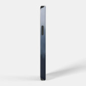 霧の中に森がある山 iPhoneケース (右側面)