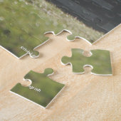 霧の中に立つ4分の3の馬 ジグソーパズル (側面)