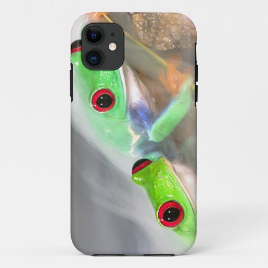 霧の中のアカメアマガエル、 アカメアマガエル2 Case-Mate iPhoneケース (裏面)