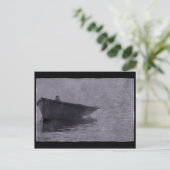 霧の中のカモメ。 ポストカード (スタンド正面)