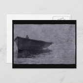 霧の中のカモメ。 ポストカード (正面/裏面)