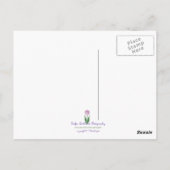 霧の中のカモメ。 ポストカード (裏面)