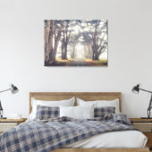 霧の中のサイプレストンネル キャンバスプリント (インサイチュ (寝室))