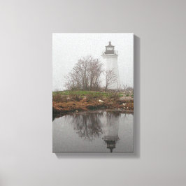 霧の中のビーコン キャンバスプリント