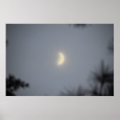 霧の中の半月 ポスター (正面)