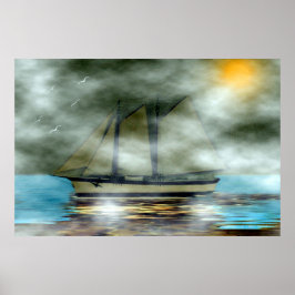 霧の中の女性 ポスター