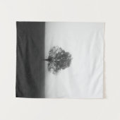 霧の中の孤独な木 タペストリー (正面(横))