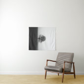 霧の中の孤独な木 タペストリー (インサイチュ(横))