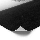 霧の中の孤独な木 ポスター (角)