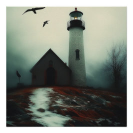 霧の中の孤独のビーコン ポスター