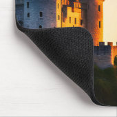 霧の中の山頂城 マウスパッド (コーナー)