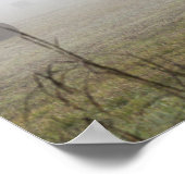 霧の中の干し草 ポスター (角)