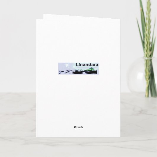 霧の中の木 カード (裏面)