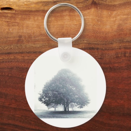 霧の中の木 キーホルダー (正面)