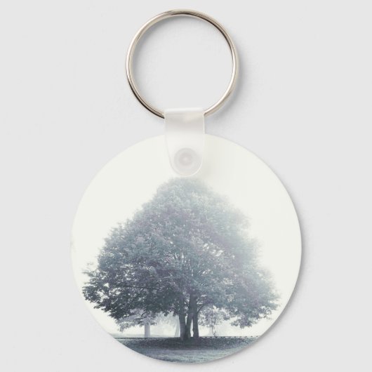 霧の中の木 キーホルダー (正面)