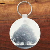 霧の中の木 キーホルダー (正面)