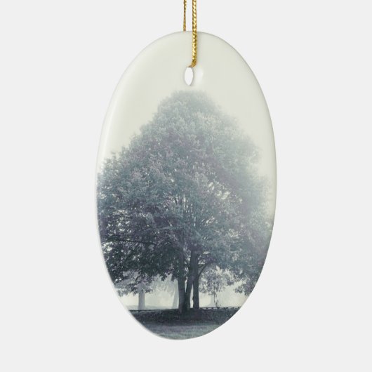 霧の中の木 セラミックオーナメント (右)