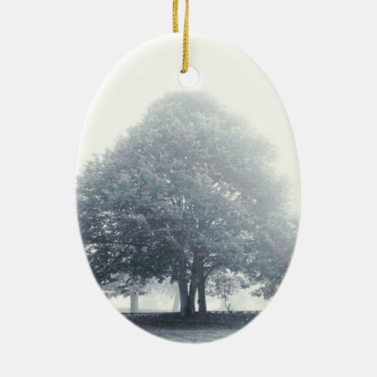 霧の中の木 セラミックオーナメント (裏面)