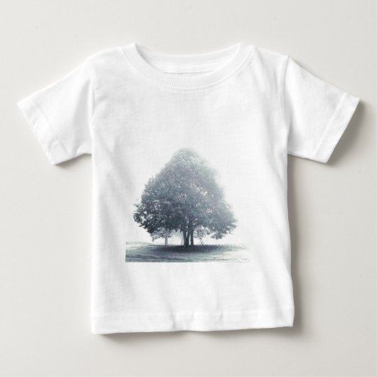 霧の中の木 ベビーTシャツ (正面)