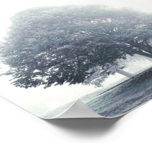 霧の中の木 ポスター (角)