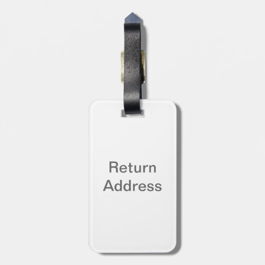 霧の中の木 ラゲッジタグ (裏面縦)