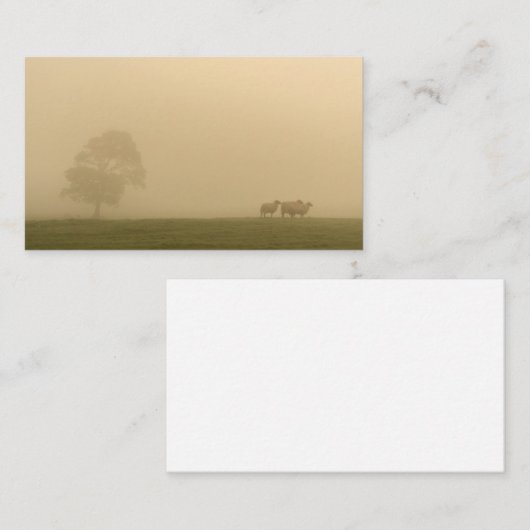 霧の中の羊 名刺 (正面/裏面)