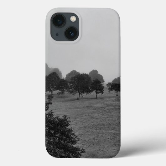霧の中の美しい木と自然 Case-Mate iPhoneケース (裏面)