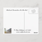 霧の中の鉄道機関車 ポストカード (裏面)