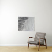 霧の中の雪包まれたのトウヒ林 タペストリー (インサイチュ(横))