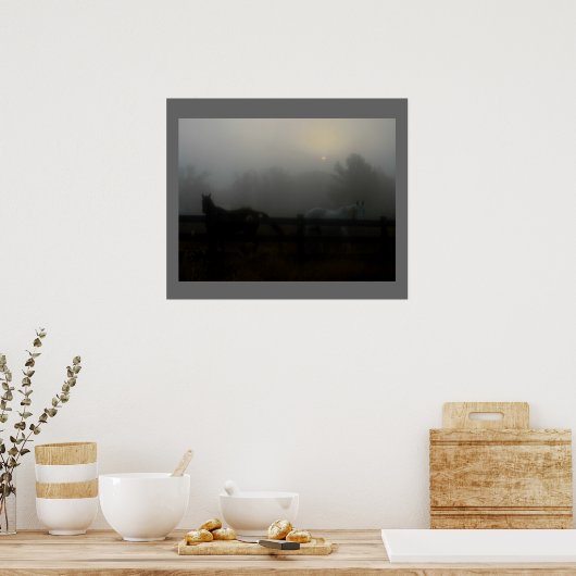 霧の中の馬 ポスター (キッチン)