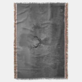 霧の中の鹿 スローブランケット (正面縦)