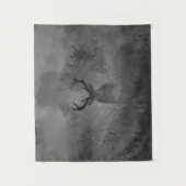 霧の中の鹿 タペストリー (正面)