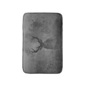 霧の中の鹿 バスマット (正面縦)