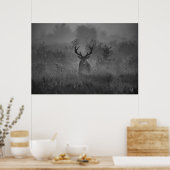 霧の中の鹿 ポスター (キッチン)