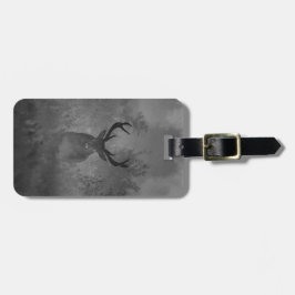 霧の中の鹿 ラゲッジタグ