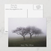 霧の中へ ポストカード (正面/裏面)